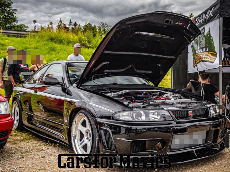 CarsForMovies | Nissan Skyline R33 GTR (Rechtslenker) 1995 Japan Schwarz Schwarz Zivilfahrzeug Sportwagen außerhalb von Deutschland 7555 